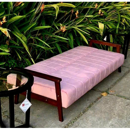 LS-591 Pink : Ghế Sofa Băng Ngã Thành Giường